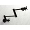 Kingston Brass KS4105DX Wall Mount Pot Filler, Oil Rubbed Bronze KS4105DX - alternate 3